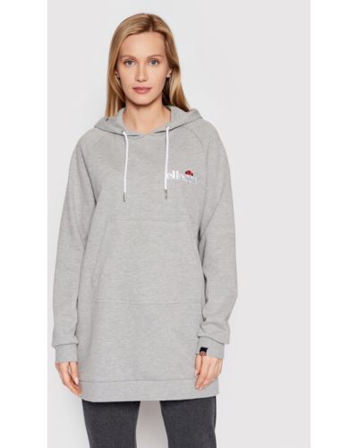 Sukienka dzianinowa Honey SGK13289 Szary Relaxed Fit Ellesse