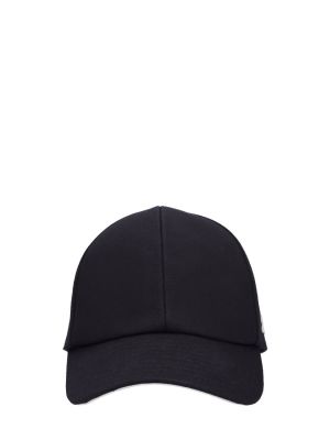 Gorra de algodón Courrèges negro