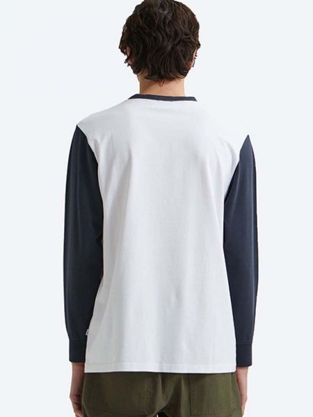 Μακρυμάνικη μακρυμάνικη μπλούζα Wood Wood λευκό
