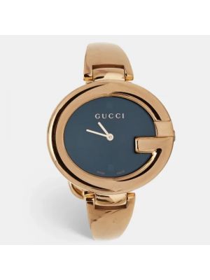Zegarek ze stali chirurgicznej Gucci Vintage brązowy