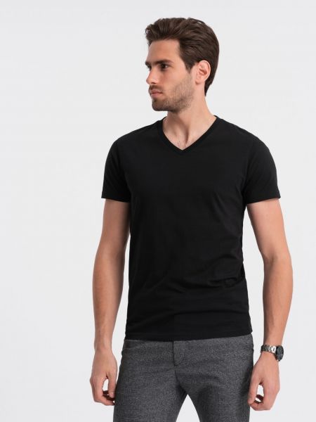 Tričko Ombre Clothing černé
