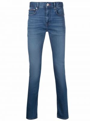 Skinny fit-jeans Tommy Hilfiger blå