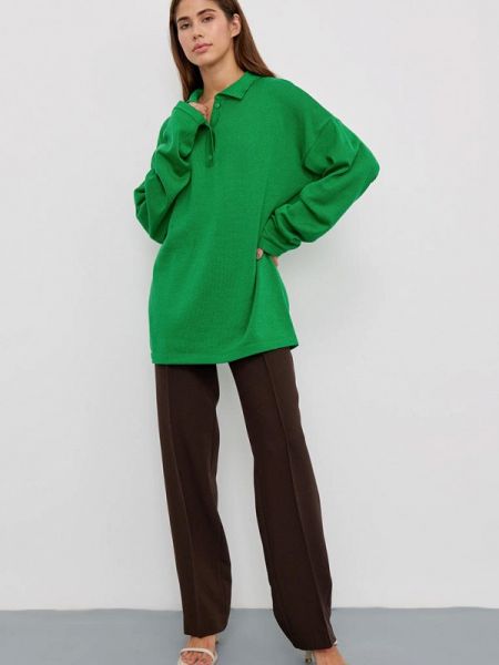 Поло Kivi Clothing зеленое