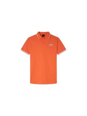 Poloshirt aus baumwoll Hackett orange