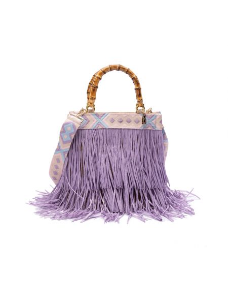 Shopper handtasche La Milanesa lila