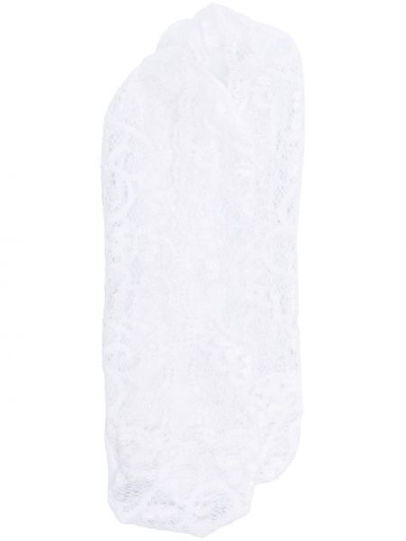 Chaussettes transparentes en dentelle Falke blanc