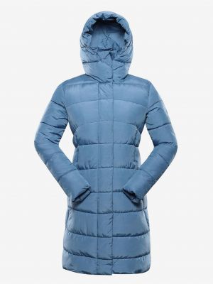 Prošívaný zimní kabát Alpine Pro modrý
