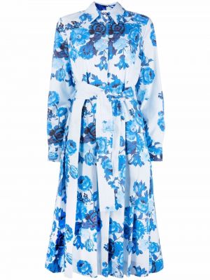 Trykt floral dress P.a.r.o.s.h. blå