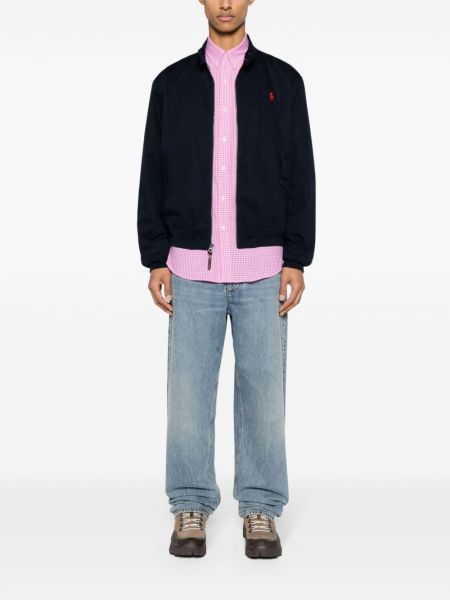 Rūtainas kokvilnas rūtainas kapučdžemperis Polo Ralph Lauren