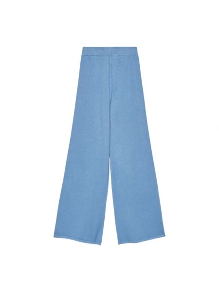 Dzianinowe spodnie Hinnominate niebieskie