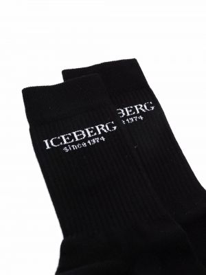 Socken mit print Iceberg schwarz