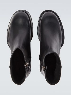 Chelsea boots en cuir Lanvin noir