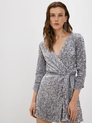 Вечернее платье Elsi серебряное