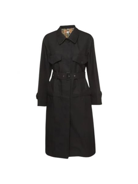 Płaszcz retro Burberry Vintage czarny