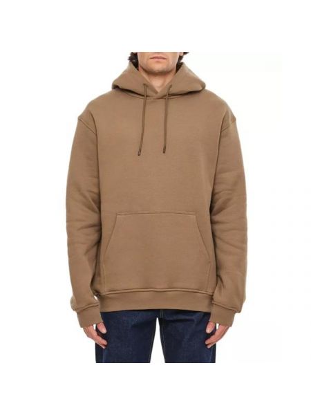 Футболка cotton hooded sweatshirt Closed коричневый