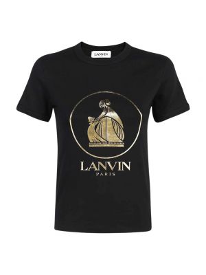 Czarna koszulka Lanvin