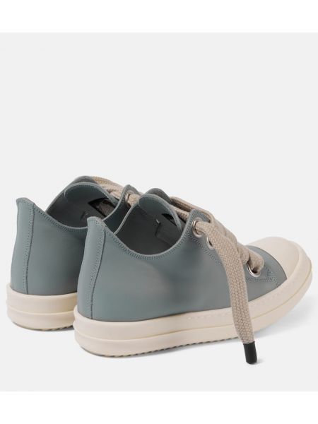 Dantel deri sneaker Rick Owens mavi