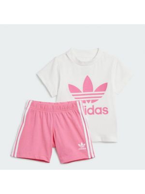 Survêtement en coton Adidas rose