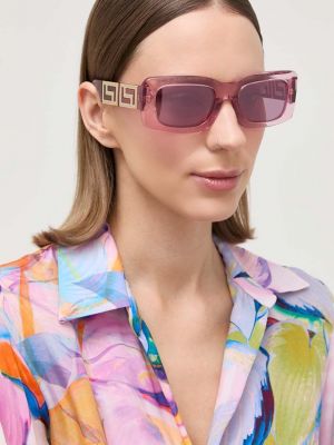 Przezroczyste okulary przeciwsłoneczne Versace