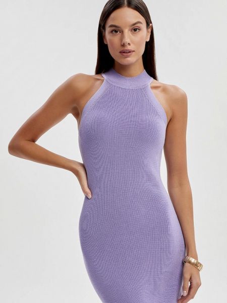 Платье-свитер 99colorspace фиолетовое