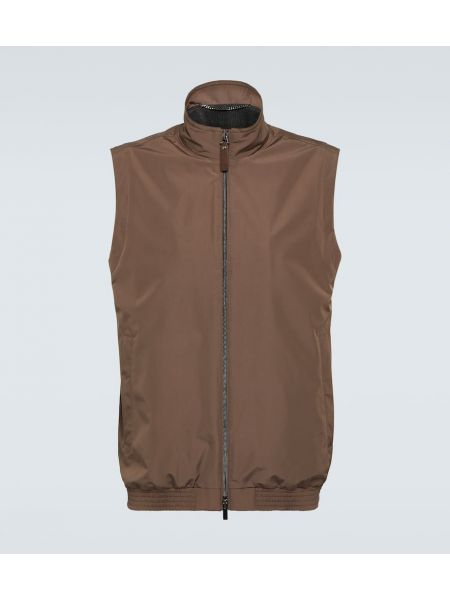 Gilet Canali marron