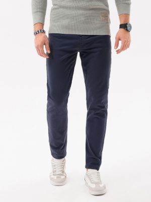 Pantaloni chino Ombre Clothing albastru