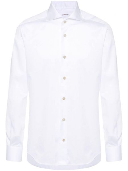 Medvilninė marškiniai Kiton balta