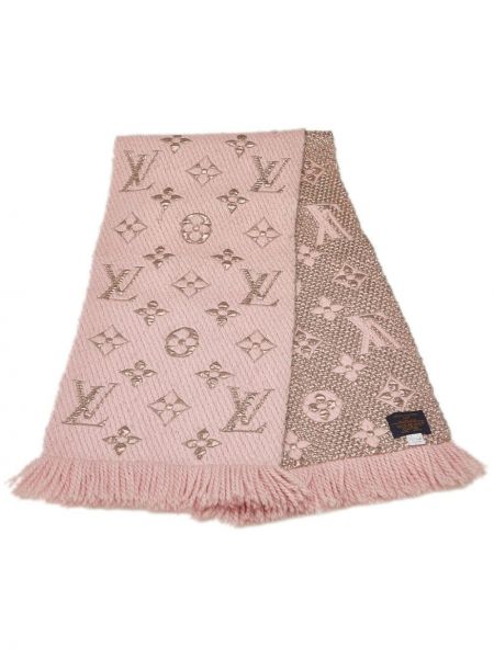 Vlněný šál Louis Vuitton Pre-owned růžový