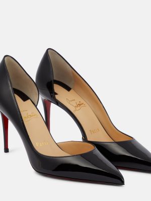 Lakkskinn lær pumps Christian Louboutin svart