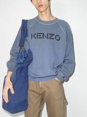 Sweatshirt mit print Kenzo blau