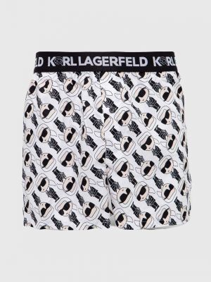 Bavlněné boxerky Karl Lagerfeld černé