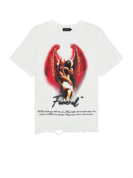 T-shirt Funeral Apparel blanc