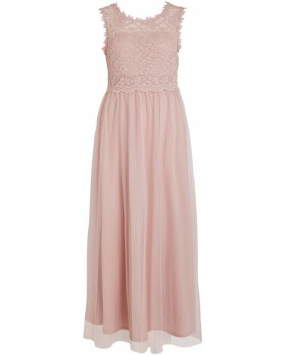 Βραδινό φόρεμα Vila ροζ