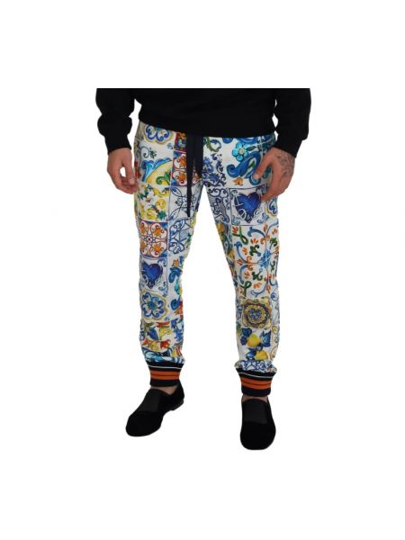 Spodnie sportowe z nadrukiem Dolce And Gabbana