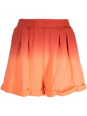 Shorts di jeans con stampa tie-dye The Upside arancione