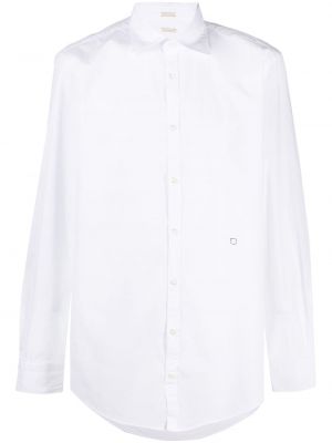 Camisa con bordado Massimo Alba blanco