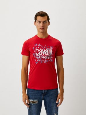 Футболка Cavalli Class красная