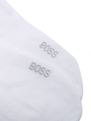 Chaussettes en tricot Boss blanc
