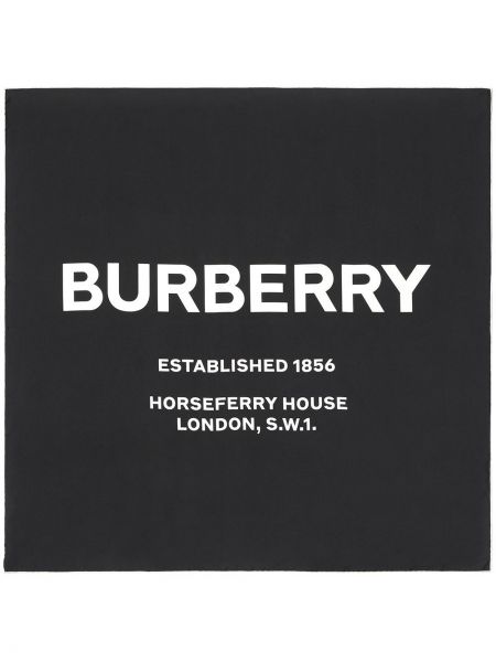 Pañuelo con estampado Burberry negro