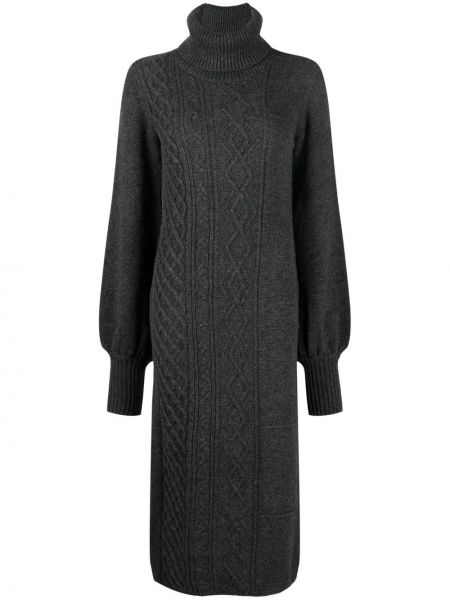 Vlněné pletené šaty Yohji Yamamoto