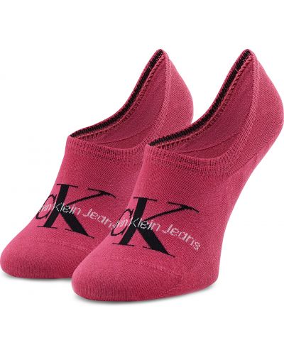 Skarpety Calvin Klein Jeans, różowy