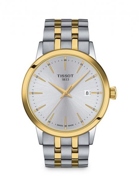 Классические часы Tissot серебряные