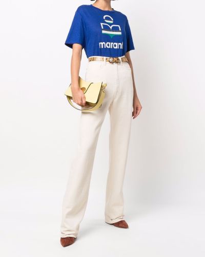 Camiseta con estampado Isabel Marant étoile azul