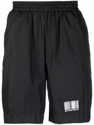 Trykt bermudashorts Vtmnts svart