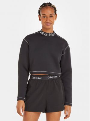 Relaxed fit džemperis Calvin Klein Performance juoda