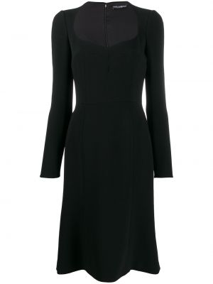 Vestido midi Dolce & Gabbana negro
