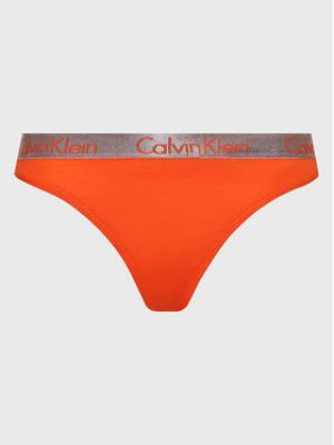 Stringi Calvin Klein Underwear pomarańczowe