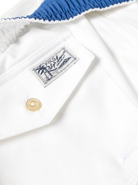 Medvilninė siuvinėta lininė polo marškinėliai Polo Ralph Lauren