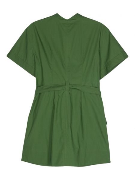 Medvilninis mini suknele Soeur žalia