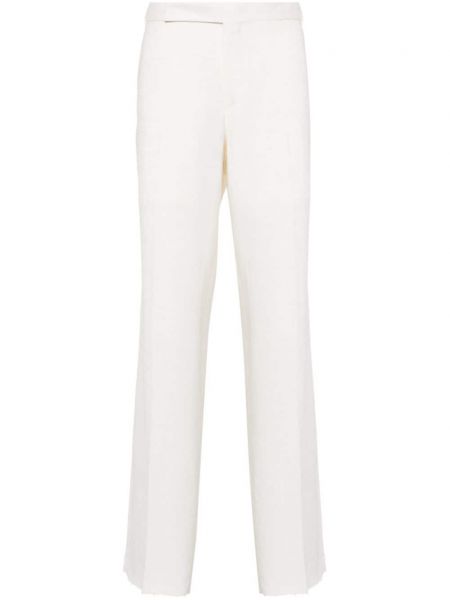 Ravne hlače Lardini bela